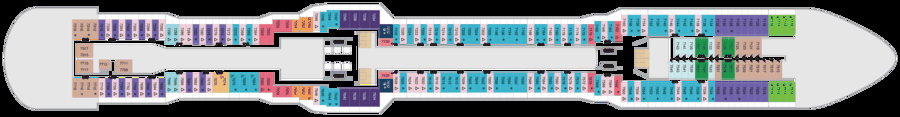 Схема палубы 7 Spectrum of the Seas