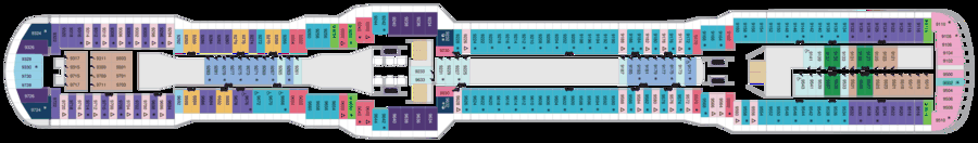 Схема палубы 9 Spectrum of the Seas